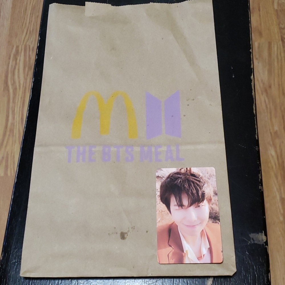 BTS x McDonald's bag